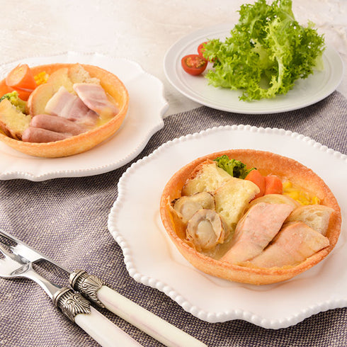 A 札幌バルナバフーズ 北海道レンジで簡単 チーズフォンデュ風タルト